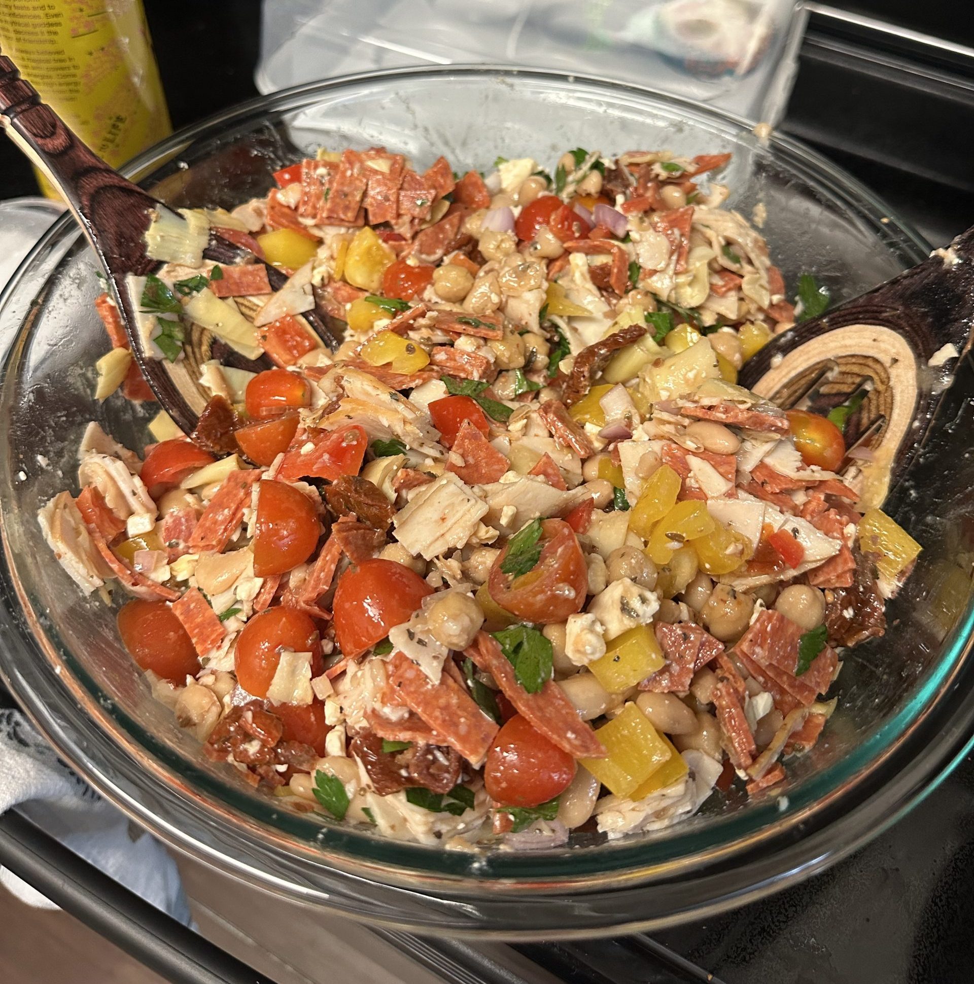 Pepperoni Dense Bean Salad
